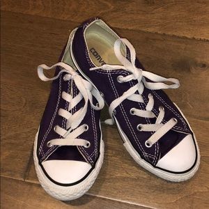 Kids purple converse